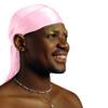 DuragPro Silk Durag for Men and Women, Silky Satin Do Rag (Pink)