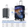 WSOIHFEC Jellyfish Print Luggage Cover Travel Luggage Covers Elastic Washable Suitcase Protector Anti-Scratch Dirt Suitcase Covers Dust-proof Baggage Case Covers Fit 18-32 Inch Luggage view 2