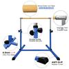XDEMODA The Latest Model Gymnastics Bar for Kids Ages 3-15 for Home, Anti-Slip, Easy to Assemble, 35 to 55 Adjustable Height Gymnastic Horizontal Bars Equipment (Gym bar, Blue) view 3