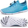 DOUSSPRT Women's Water Shoes Quick Drying Sports Aqua Shoes Moonlight/White Size 8.5 view 1