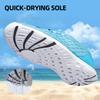 DOUSSPRT Women's Water Shoes Quick Drying Sports Aqua Shoes Moonlight/White Size 8.5 view 2