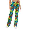 Autism Awareness Puzzle Womens Yoga Pants Straight-Leg Loose Drawstring Sweatpants Lounge Joggers Pants 3XL view 2