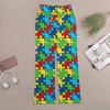 Autism Awareness Puzzle Womens Yoga Pants Straight-Leg Loose Drawstring Sweatpants Lounge Joggers Pants 3XL view 3