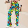 Autism Awareness Puzzle Womens Yoga Pants Straight-Leg Loose Drawstring Sweatpants Lounge Joggers Pants 3XL view 4