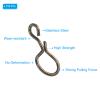 PATIKIL 0.43" x 0.1" Fly Fishing Snaps, 150 Pack Stainless Steel Quick Change No Knot Fast Snap Lure Connector for Jigs Lures Fishing Clips Freshwater Saltwater, Black view 3