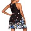 Ekouaer Womens Nightgown Sleeveless Sleepwear V Neck Racerback Sleep Dress, Butterfly Print, Medium view 4