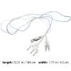 YARNOW 1 Pc Fencing Foil Body Cord Epee Fencing Cord Fencing Body Cord (Style A), 184.00X4.50X4.50CM, Y0359NOKHIKH202CLFDU view 3