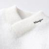 ZMIN Men's Sweater Winter Cashmere V-Neck Sweaters Mens Knitted Pullover Men Soft Warm Solid Color Chothing Coffee L view 3