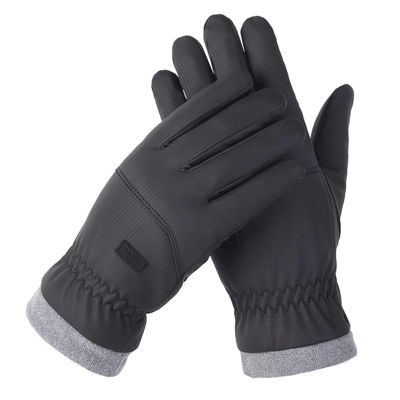 BKEKM Mittens Gloves 1 Pair Winter Gloves Windproof Cycling Gloves Touch Screen Ski Gloves for Men Women Non-Slip Thermal Glove