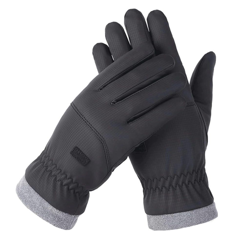 BKEKM Mittens Gloves 1 Pair Winter Gloves Windproof Cycling Gloves Touch Screen Ski Gloves for Men Women Non-Slip Thermal Glove