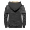Men's Long Winter Coat Heavyweight Down Jacket Winter Warm Jacket Outerwear Outdoor Thick Casual Hoodies Plus Size3-Dark Gray,XX-Large view 2