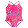 Toddler Swimsuit Girl Red Heart One Piece UPF 50+ Sun Protection Bathing Suits Summer Quick Dry Beach Swimwear 3t 2t Swimsuit Girl view 1