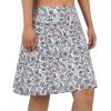 ANIVIVO Women's Skorts Skirts 20" Knee Length,Tennis Golf Pickleball Sports Skirts with High Waisted Zipper Pockets(Colorful Flower,M) view 2