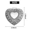 Roedax Jewelry Box Heart Shape Jewelry Box Vintage Antique Jewelry Case Silver Jewelry Storage Box Classic Woemn Jewelry Organizer Box exquisite view 2