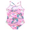 Alakuoti Toddler Girl Swimsuit Cute Pink Unicorn One Piece UPF 50+ Bathing Suits Summer Quick Dry Beach Swimwear 4t 3t Swimsuit Girls view 2
