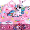 Alakuoti Toddler Girl Swimsuit Cute Pink Unicorn One Piece UPF 50+ Bathing Suits Summer Quick Dry Beach Swimwear 4t 3t Swimsuit Girls view 3
