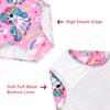Alakuoti Toddler Girl Swimsuit Cute Pink Unicorn One Piece UPF 50+ Bathing Suits Summer Quick Dry Beach Swimwear 4t 3t Swimsuit Girls view 4