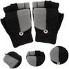 BKEKM Thermal Glove1 Pair Knit Gloves Wool Gloves Fingerless Gloves Cycling Gloves Winter Fingerless Clamshell Winter Gloves view 4