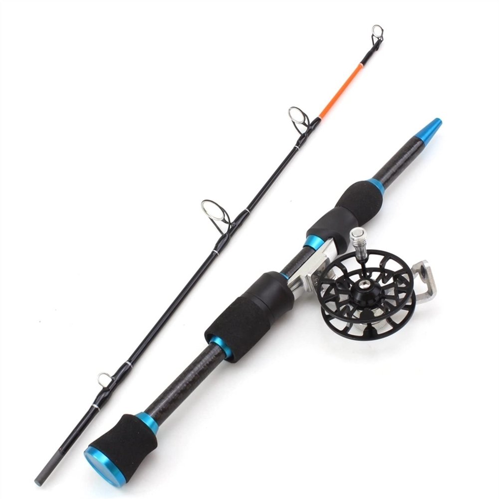 Ice Fishing Rod Winter Fishing Rods Ice Fishing Rod and Fishing Reel Set Rod Super Hard Catch Big Fish Ice Pole Multifunction Tackle Fishing Rod