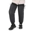 Reyox Unisex Warm Leg Sleeves, Waterproof Knee Pads with Zipper, Winter Thermal Leg Warmer for Outdoor Sports Black 21.7 inch view 2