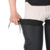 Reyox Unisex Warm Leg Sleeves, Waterproof Knee Pads with Zipper, Winter Thermal Leg Warmer for Outdoor Sports Black 21.7 inch view 3