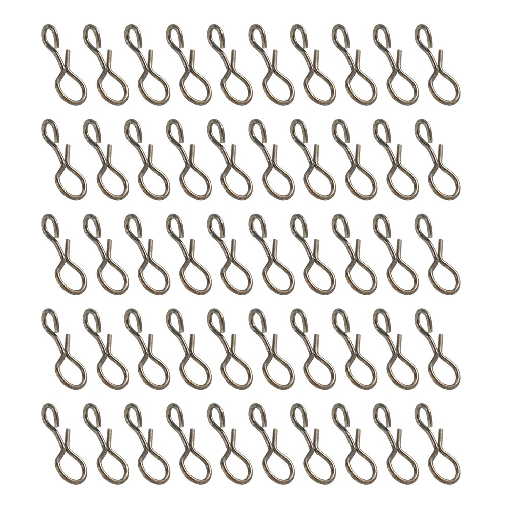 PATIKIL 0.4" x 0.1" Fly Fishing Snaps, 150 Pack Stainless Steel Quick Change No Knot Fast Snap Lure Connector for Jigs Lures Fishing Clips Freshwater Saltwater, Black