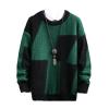 ZMIN Men's Crewneck Sweater Loose Lazy Style Knitted Sweater Casual Pullover Coats Mens Clothes EN8 M view 1