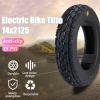 14" All-Terrain Tread Tire Size 14x2.50 Fits Electric Bikes (e-Bikes), Kids Bikes, 14 Inch Tubeless Tire Wear-Resistant Tire | 14 x 2.50 Offroad for Electric Bike Front/Rear view 2