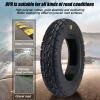 14" All-Terrain Tread Tire Size 14x2.50 Fits Electric Bikes (e-Bikes), Kids Bikes, 14 Inch Tubeless Tire Wear-Resistant Tire | 14 x 2.50 Offroad for Electric Bike Front/Rear view 3