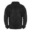 Men's Quarter Zipper Sherpa Sweatshirts 2025 Thermal Warm Sweater 1/4 Zip Stand Collar Cowboy Print Tactical Jacket2-Black,X-Large view 2