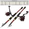 Ice Fishing Rod Shrinking Lure Rod Set Straight Handle Lure Spinning Wheel Lure Bait Combination Fishing Gear Fishing Rod (Color : Fishing Gear Sets, Size : 2.7) view 4