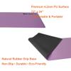 Pilates Reformer Sitting Box Bundle with 4.2mm Purple PU Yoga Mat (72" x 24") EchoMe Professional Home & Studio Gym Accessory for Pilates, Strength & Core Exercises, Non-Slip Natural Rubber Backing view 3