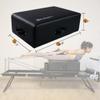 Pilates Reformer Sitting Box Bundle with 4.2mm Purple PU Yoga Mat (72" x 24") EchoMe Professional Home & Studio Gym Accessory for Pilates, Strength & Core Exercises, Non-Slip Natural Rubber Backing view 4