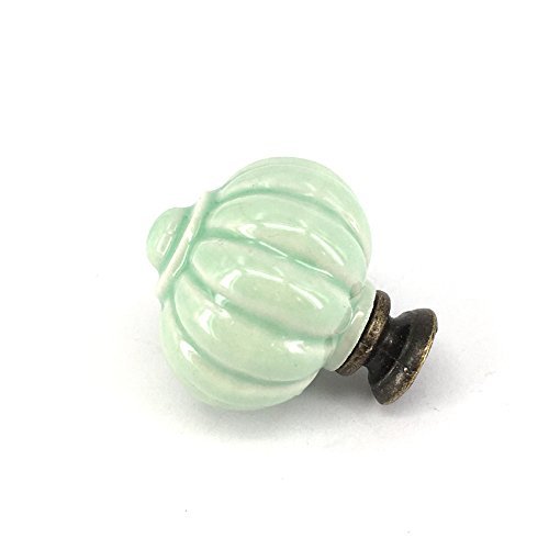 Southst Pumpkin Handles Knobs Kit Cabinet Furniture Bedroom Dresser Drawer Pulls Handle Furniture Hardware 8PCS