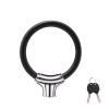 Bike Cable Lock Portable Bicycle Lock Anti Theft Cable Lock for Bicycle Security Cycling Cable Lock with 2 Keys Road Mountain Bike Lock (Color : Black)