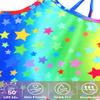 Girls One Piece Swimsuits Cute Rainbow Stars Printed Swimsuit Summer UPF 50+ Quick Dry Beach Bathing Suit Cross Shoulder Strap Swimwear 5t 4t view 3