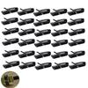 ArrErr 30 Pack Webbing Ending Clip Plastic 1 Inch Excess Length Straps End Keeper Quick Slip Buckle Fastener for Diaper Bag Molle Webbing Tactical Rucksack Backpack Belt Pouch Climbing Sticks view 1