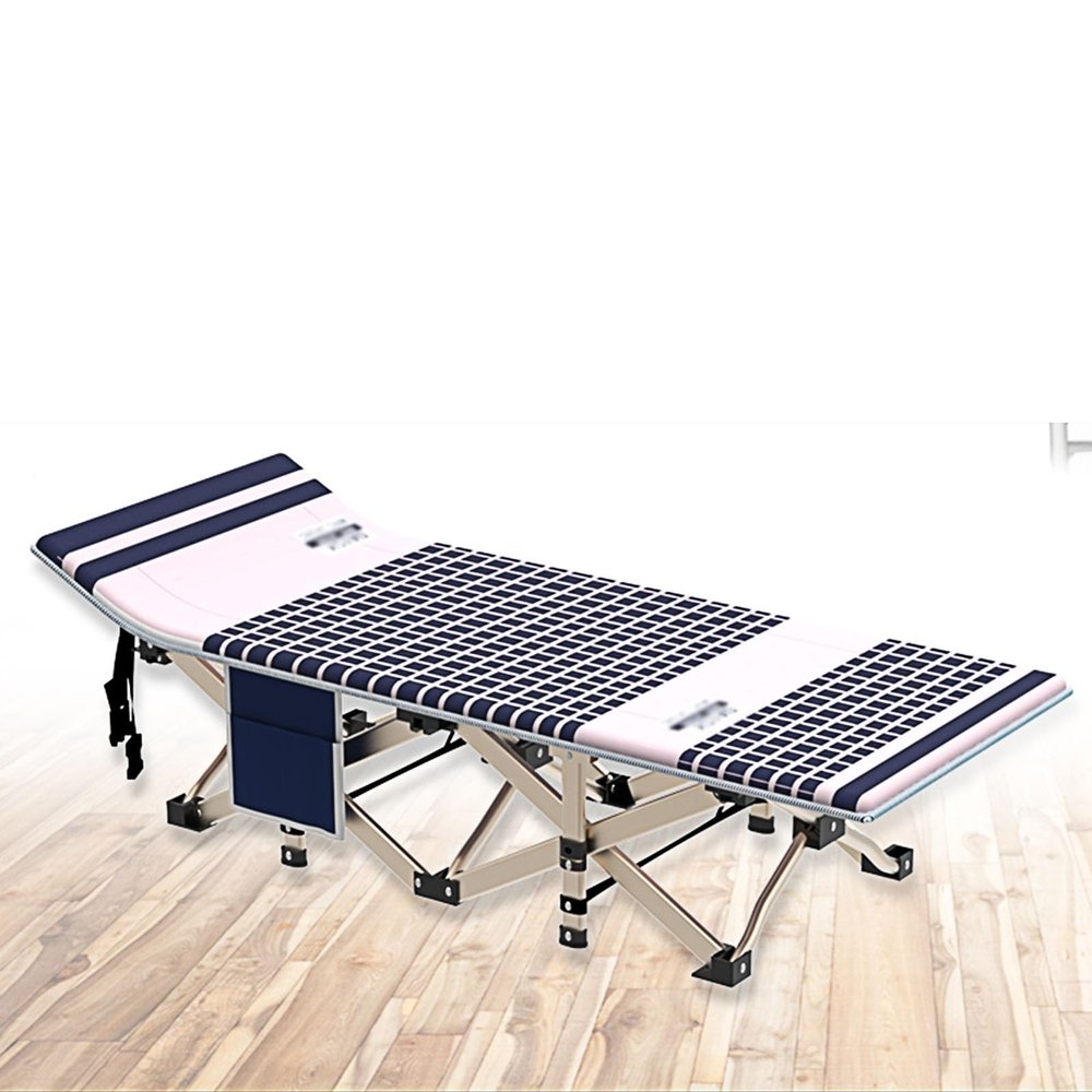 Fold Away Beds for Adults, Portable Beds, Lightweight Folding Bed with Dustproof Backpack 450 lbs (Color : A)