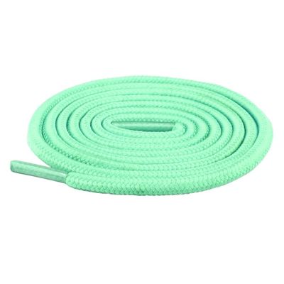 1 Pair Round Shoelaces Colorful Hiking Sneakers Shoelace Fits All Shoes Sport Boots Lacets (Color : Mint Green, Size : 80cm)