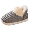 Girl's Cute House Slippers Memory Foam Indoor Elastic Cotton Slippers Comfy Fuzzy Knitted Slip On (Grey, 10 Toddler) view 1