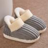 Girl's Cute House Slippers Memory Foam Indoor Elastic Cotton Slippers Comfy Fuzzy Knitted Slip On (Grey, 10 Toddler) view 2