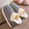 Girl's Cute House Slippers Memory Foam Indoor Elastic Cotton Slippers Comfy Fuzzy Knitted Slip On (Grey, 10 Toddler) view 3