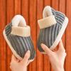 Girl's Cute House Slippers Memory Foam Indoor Elastic Cotton Slippers Comfy Fuzzy Knitted Slip On (Grey, 10 Toddler) view 4