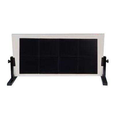 DonHeK Ping Pong Return Board,Table Tennis Rebound Board Rebounder with 8 Black Rubbers,Self-Study Traine Equipment for Home Gym Community Studio
