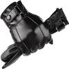 BKEKM Winter Gloves Waterproof Cycling Gloves Thin Faux Leather Thermal Glove Touch Screen Ski Gloves for Men Outdoor Warm Gloves view 4
