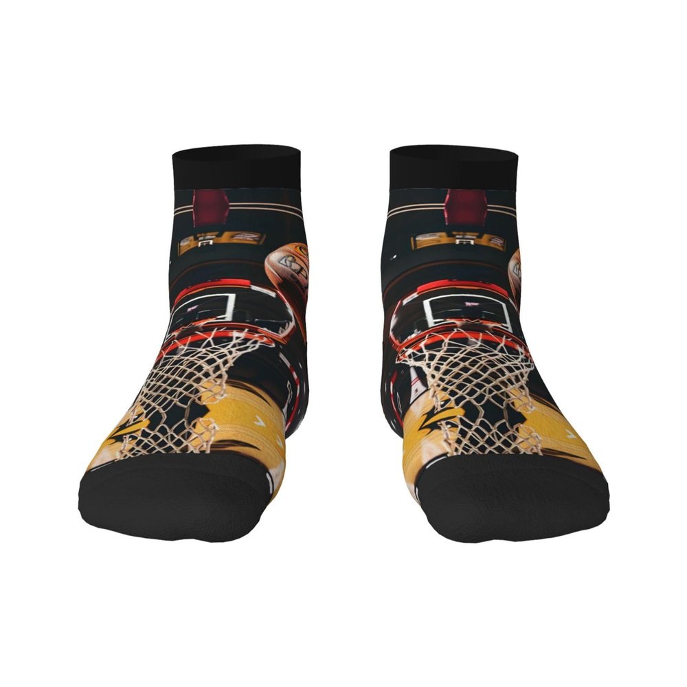 ZISHAK Basketball Adult Sports Socks,No-Heel Casual Socks,Sailor Socks For Comfort And Style