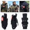SXJWISHES Laser Cut MOLLE Tourniquet Holder and Flashlight Holder Tactical First Aid Kit IFAK TP Duty Belt Loop (Tan) view 2