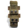 SXJWISHES Laser Cut MOLLE Tourniquet Holder and Flashlight Holder Tactical First Aid Kit IFAK TP Duty Belt Loop (Tan) view 3