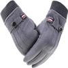 BKEKM Mittens Gloves Windproof Winter Gloves Lined Thick Cycling Gloves Suede Outdoor Warm Gloves Touch Screen Thermal Glove view 4