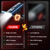 Bike Light Set, Prasky Rechargeable Bicycle Lights Front and Rear, Super Bright LED Headlight, IP65 Waterproof Multiple Modes Road Mountain Bike Lights for Night Riding view 3